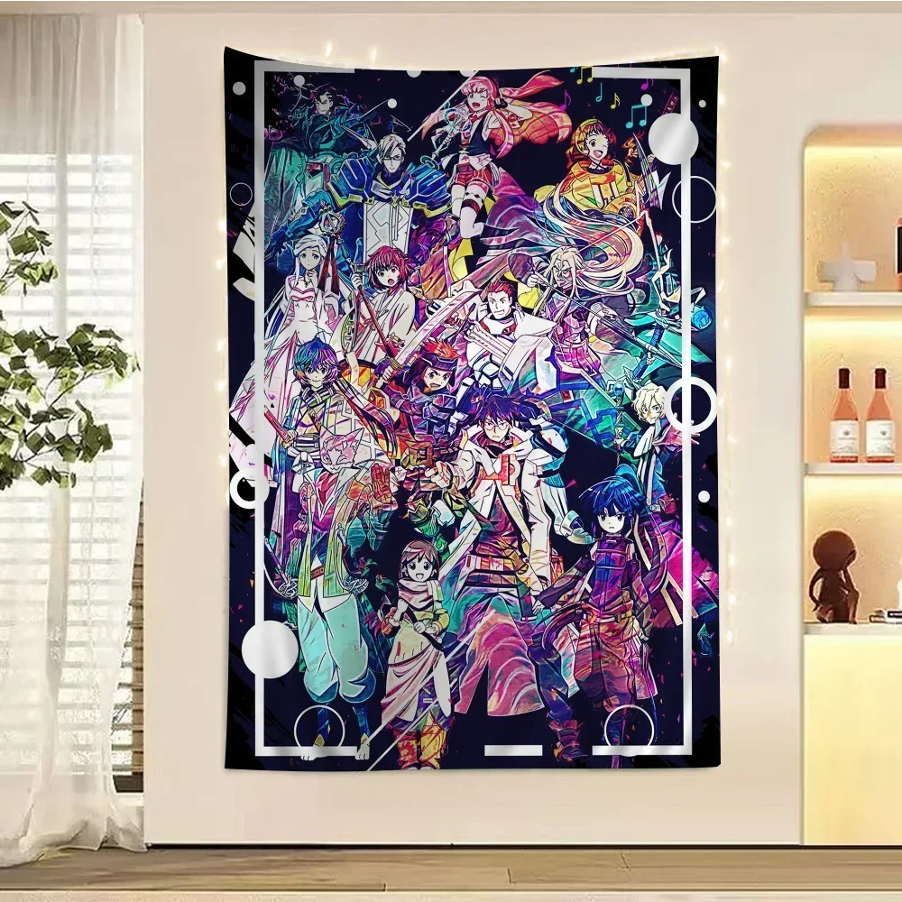 Anime Log Horizon Chart Tapestry for Living Room Home Dorm Decor Art Home Decor