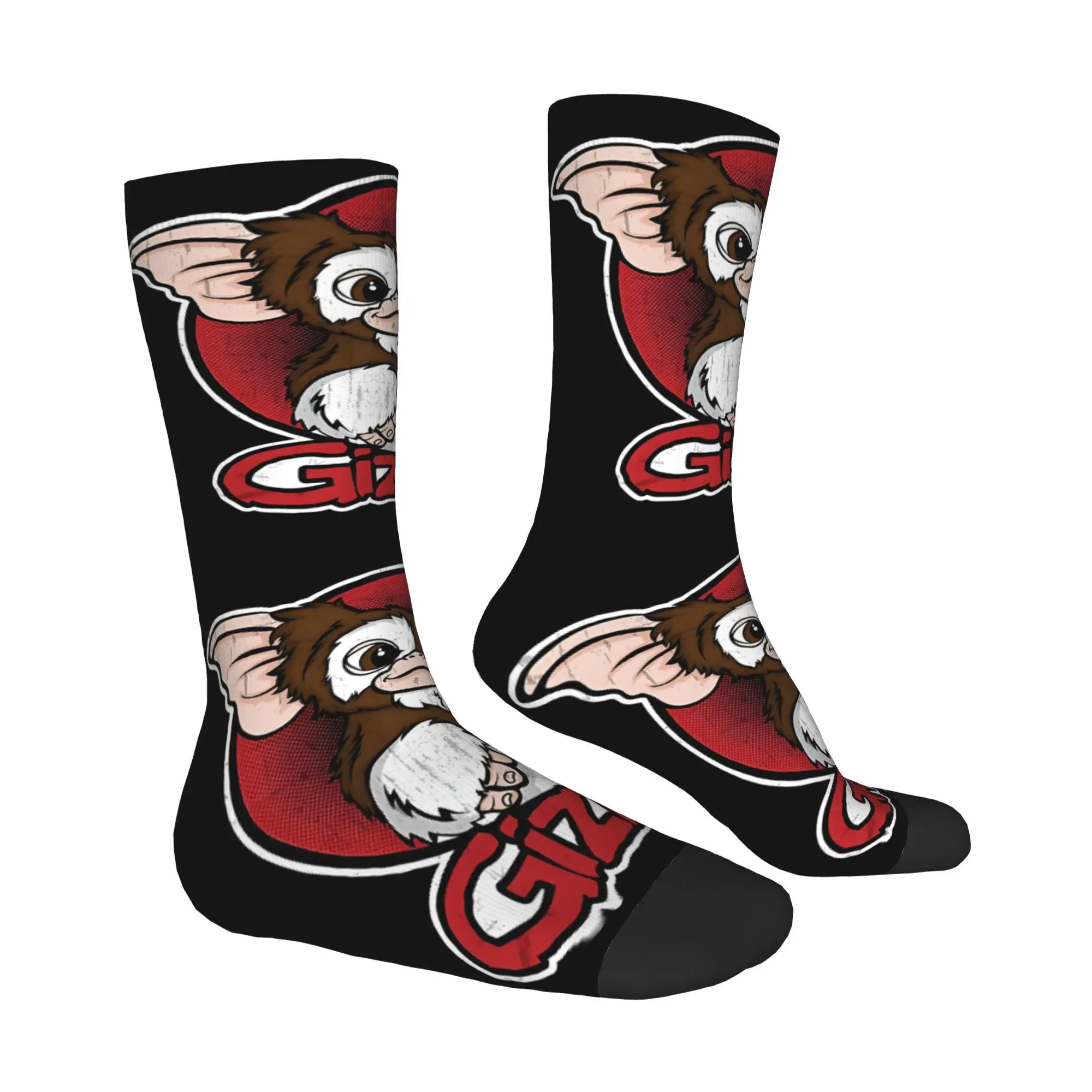 Heureux drôle hommes chaussettes Gremlin rétro Harajuku Hip Hop nouveauté équipage chaussette cadeau motif imprimé