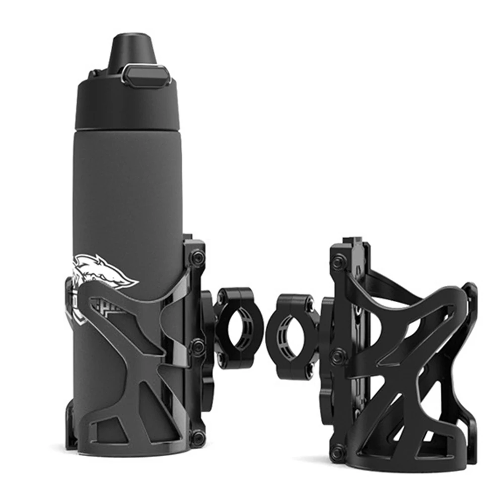 Bike Water Bottle Cage Motorcycle Bicycles Cycling Beverage Holder Water Cup Mount for 53mm-80mm Kettles,18-32mm Tube