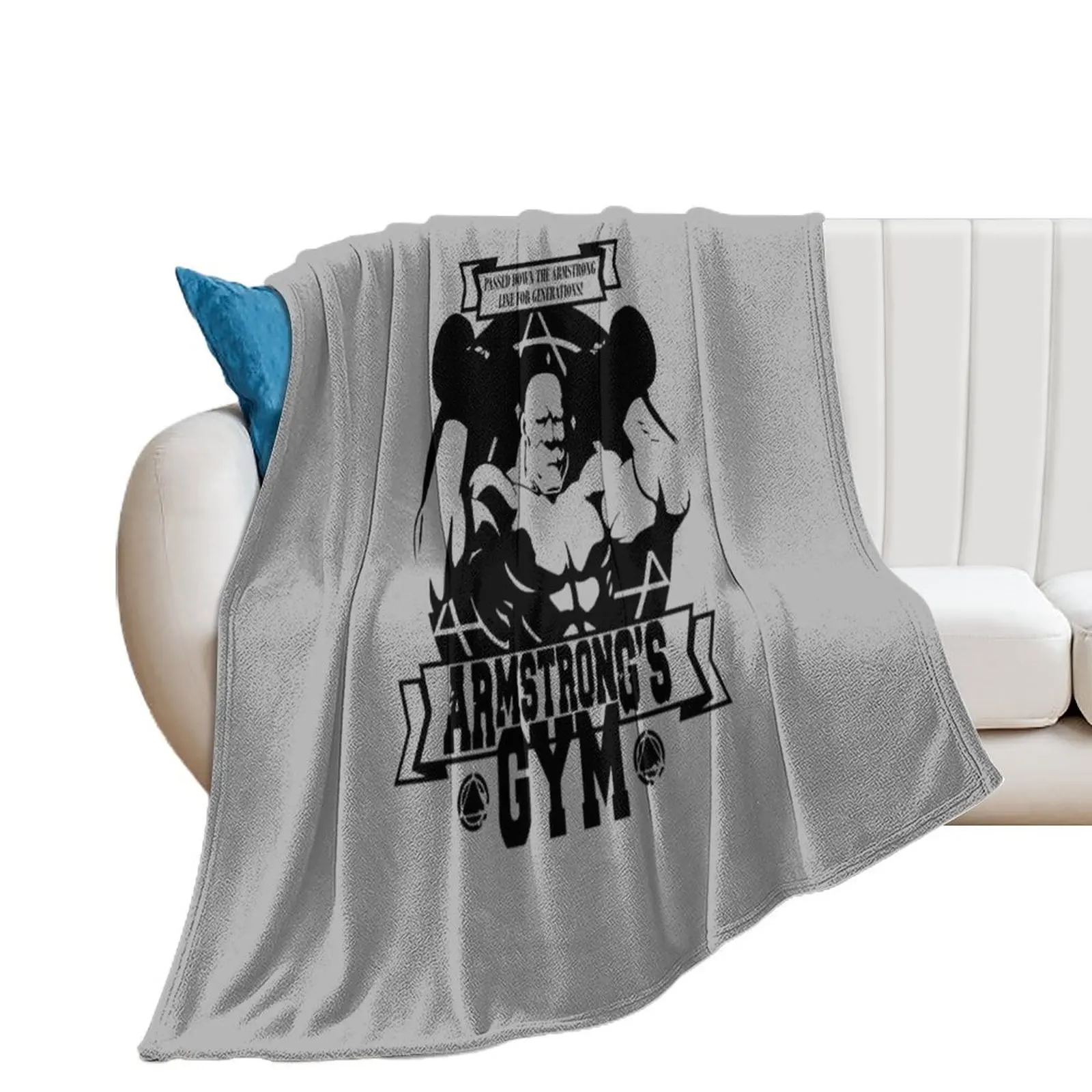 

Strong Arm Gym Throw Blanket Large Luxury Shaggy Single Blankets