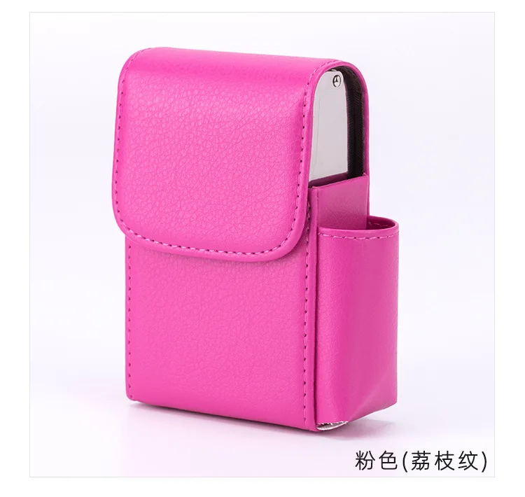 Tasche Leder Zigarettenetui Feuerzeug Tasche Box Lagerung Organizer Rauchen Werkzeuge Zubehör wasserdicht Zigarre Mann Geburtstagsgeschenk – Detail 5