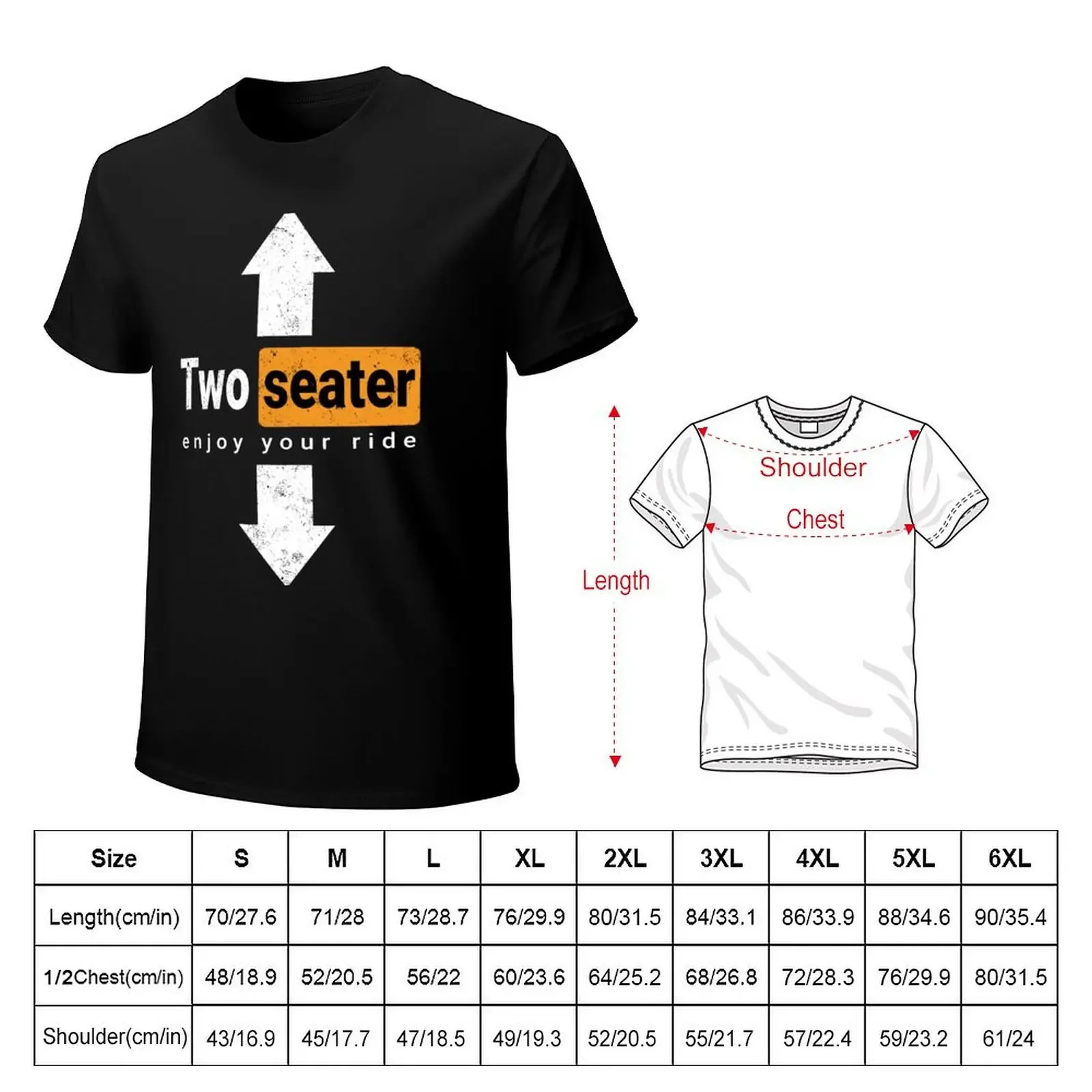 Two Seater Funny Swinger Threesome Adult Humor Dad Joke T-shirt new edition aesthetic clothes t shirts for men cotton