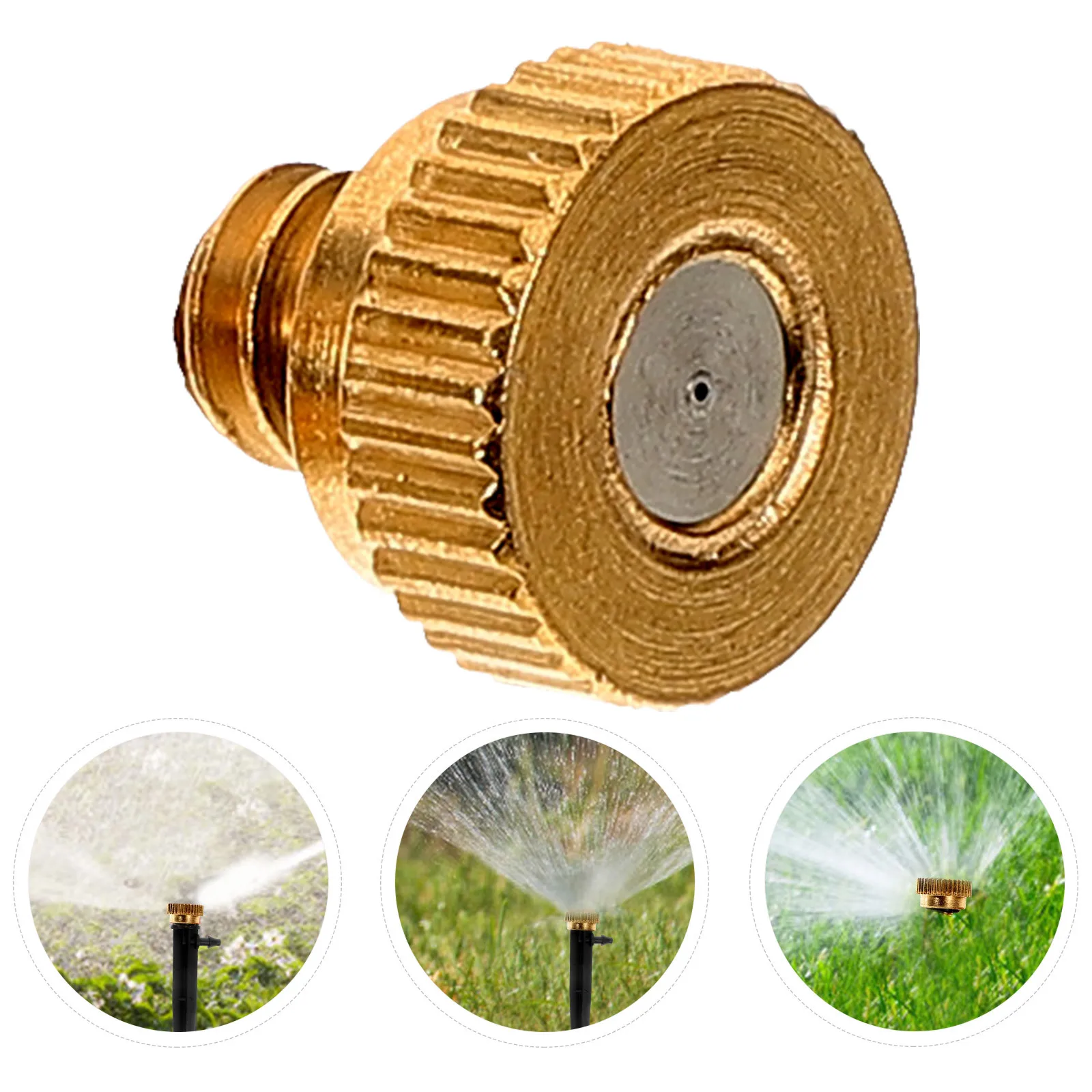 

Misting Nozzles Brass 0.3mm Orifice High Quality Leak-Proof Energy Saving Greenhouse Landscaping Dust Control Misting Nozzles
