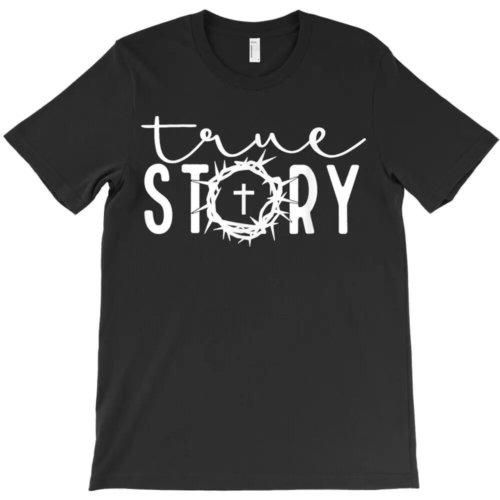 He Is Risen Cross Jesus Easter Day Christians True Story Christian T Shirt