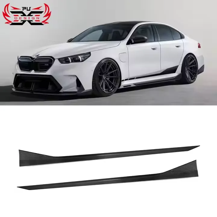 

Fit for BMW 5 Series G90 M5 Dry Carbon Fiber MP-style Side Skirt Body Kit