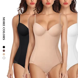 Shapewear Bodysuits for Women Tummy Control Slim Full Body Shaper Built-In Bra Camisole Tops Waist Trainer Slimming Underwear