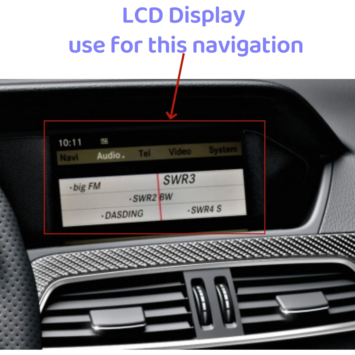 

LCD Display for Mercedes W212 W204 X204 5.8inch LCD Full Display Screen Car GPS Navigation Repair A2129002213, A2129004407