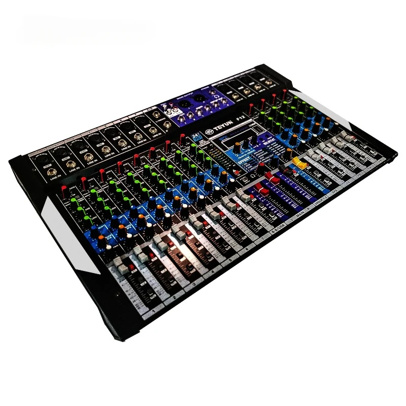 TEYUN F12 Macro DSP front -stage effects Multimedia recording stage mixer