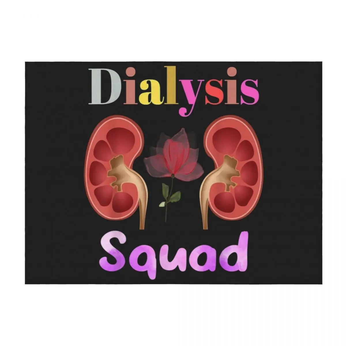 

Dialysis Squad Nephrology Kidney Disease Nursing Throw Blanket Sofa Throw heavy to sleep Heavy sofa bed Blankets