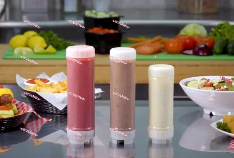 Double Head Squeeze Sauce Bottle Honey Caramel Coffee Shop Squeeze Bottle