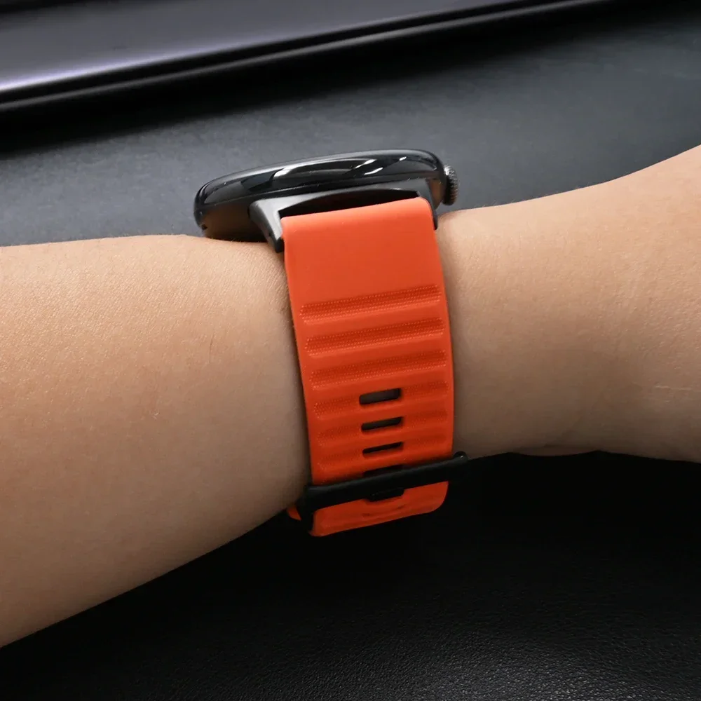 Силиконовый спортивный ремешок для Google Pixel Watch 3 45 мм, мягкий ремешок для Pixel Watch 3 45 мм, ремешок для часов