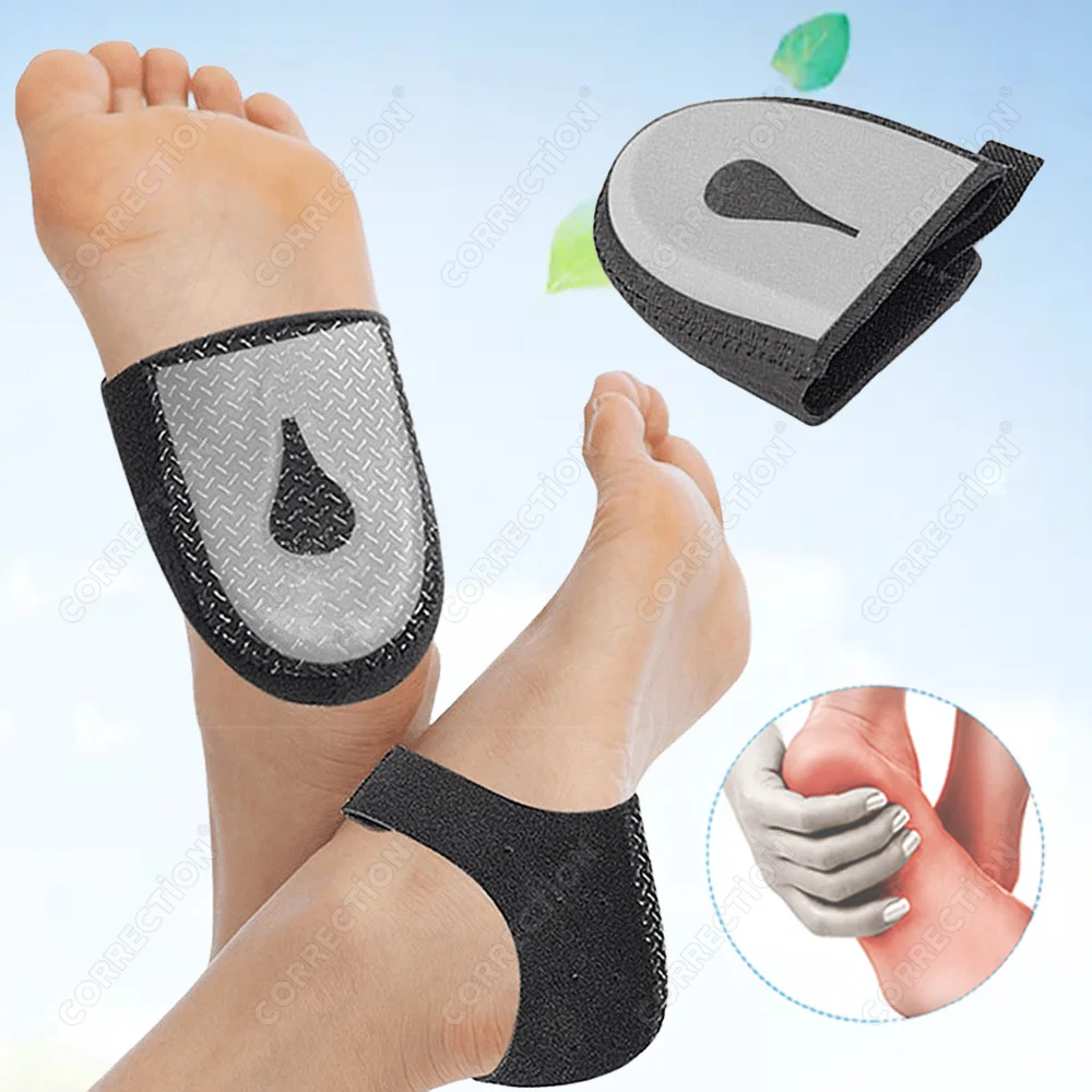 CORRECTION Plantar Fasciitis Heel Cups Heel Pain Protectors Heel Sleeves Pads Support for Pain Heel Spur Cracked Cushion Unisex