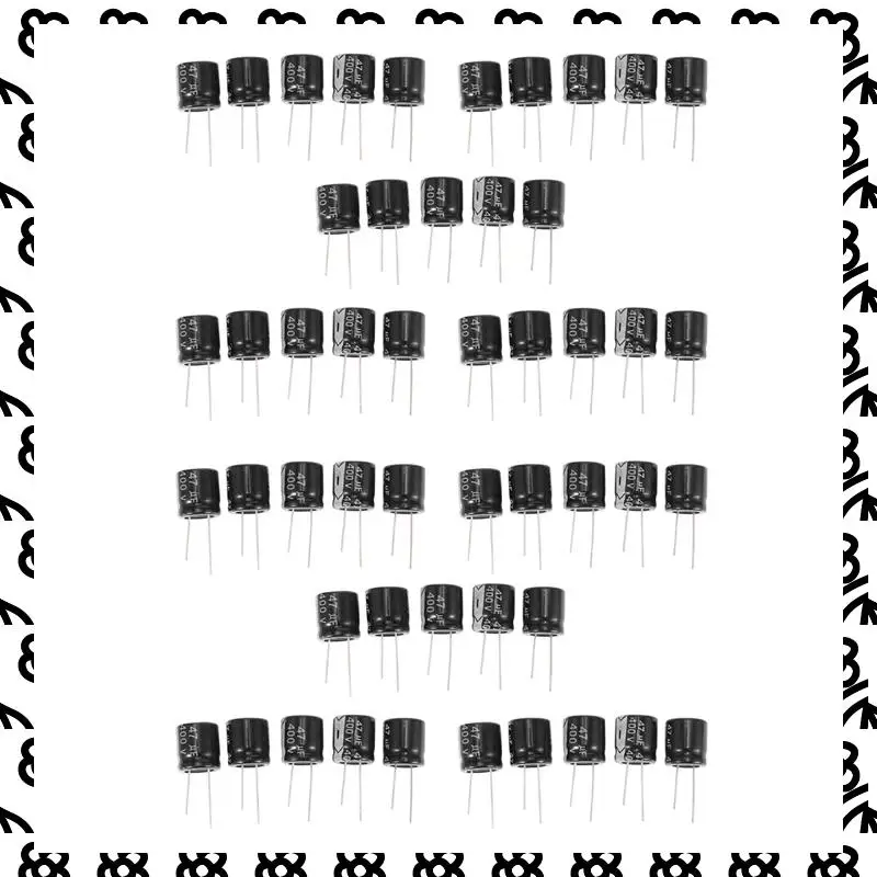 A07I 50 Pcs 400V 47UF 18 X 20Mm Aluminum Electrolytic Capacitor