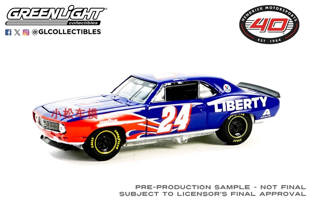 

Mini Camaro William Byron Winning Tribute - Florida Alloy Model High-End Collection Tabletop Ornament