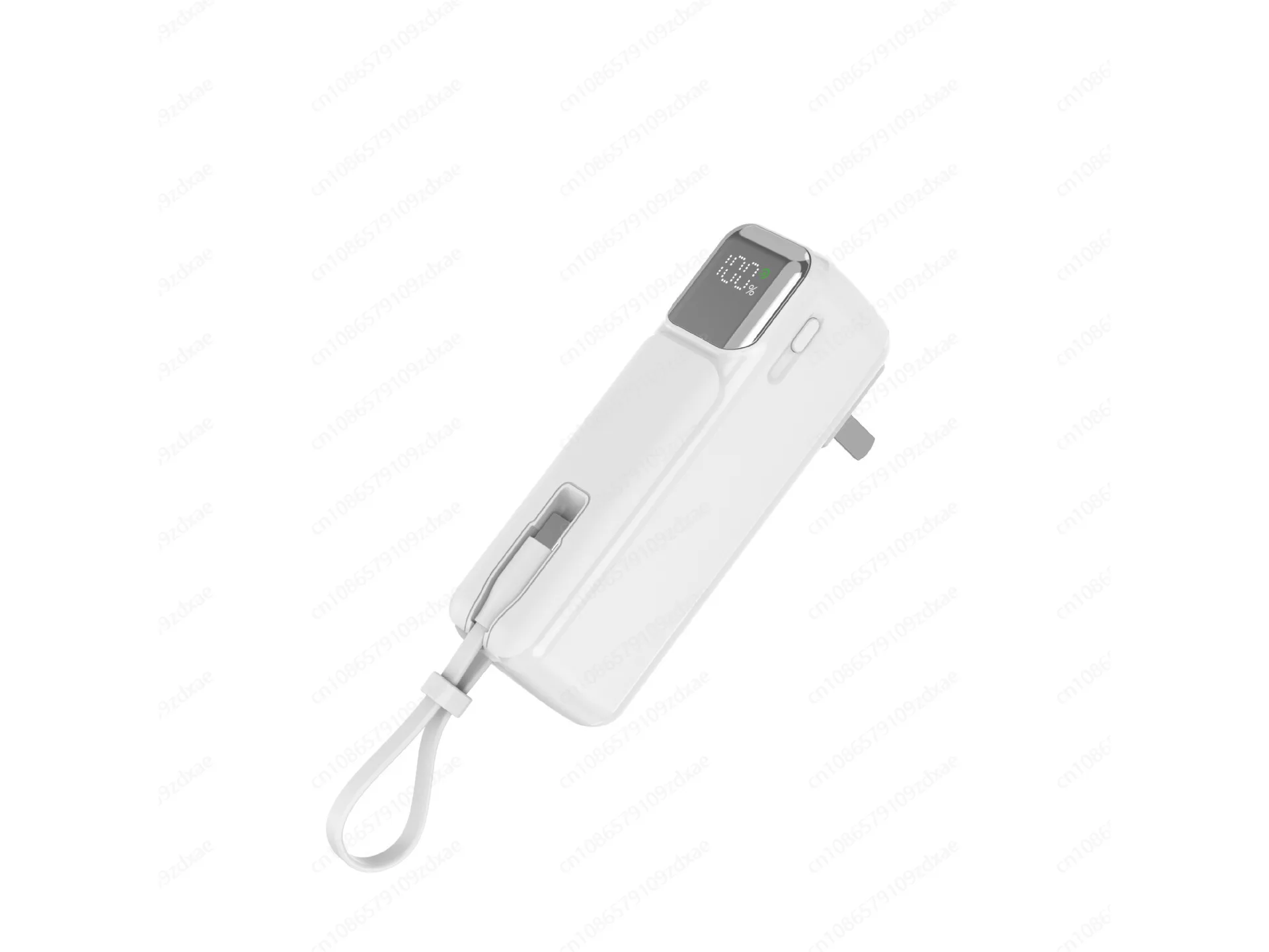 Comes with plug, power bank 5000 mAh digital display 22.5W super fast charging, mobile power supply comes with cable