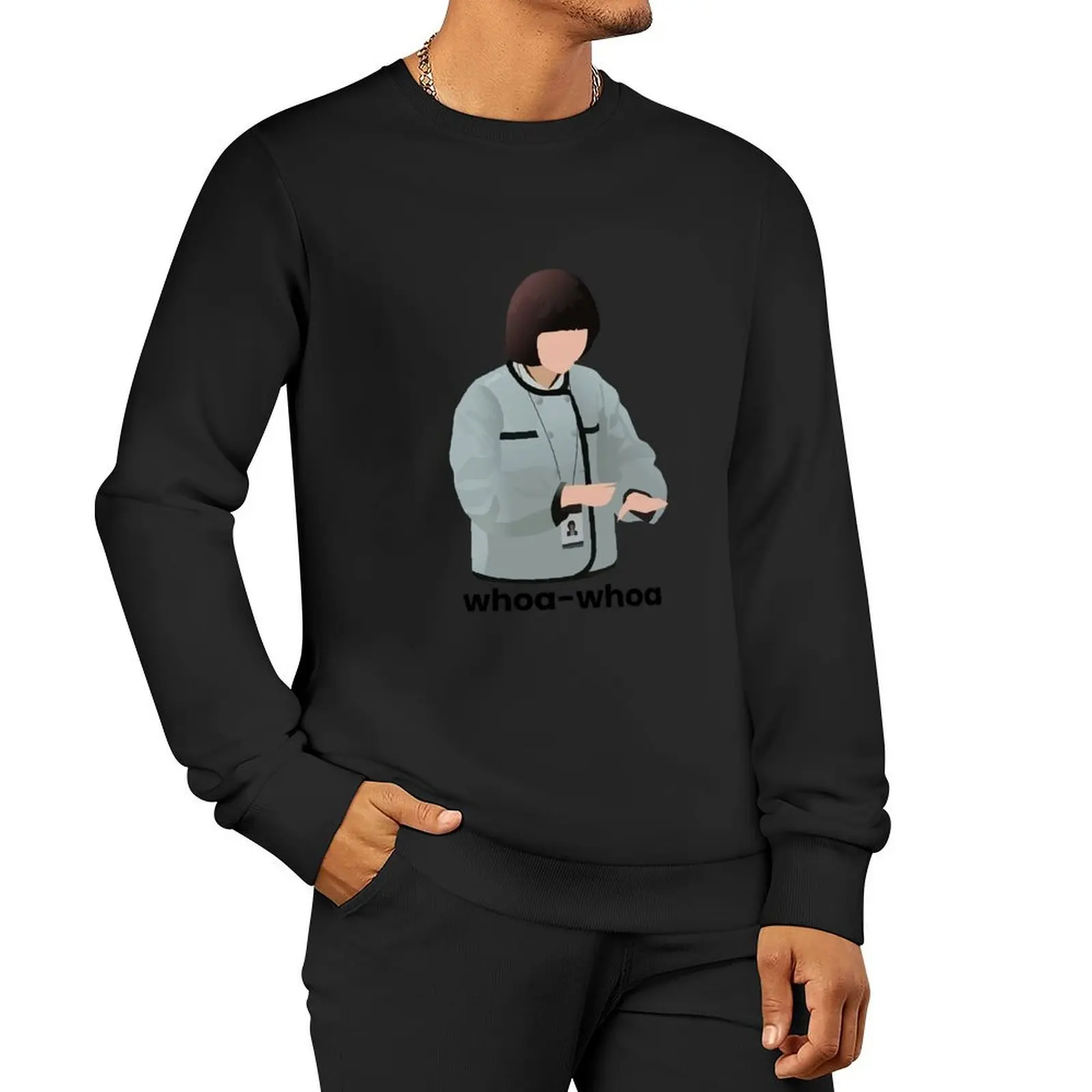 

Whoa - Whoa, Extraordinary Attorney Woo Whale Pullover Hoodie fashion men oversize sweatshirt