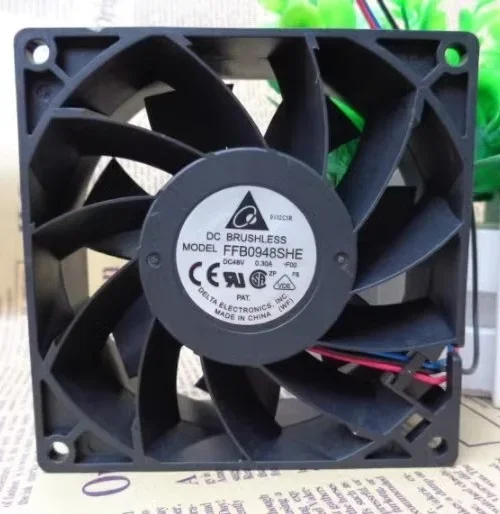 الأصلي جديد مروحة لدلتا FFB0948SHE-F00 48 فولت 0.30A 9 سنتيمتر 9038 3-سلك متغير التردد مروحة التبريد 90*90*38 مللي متر