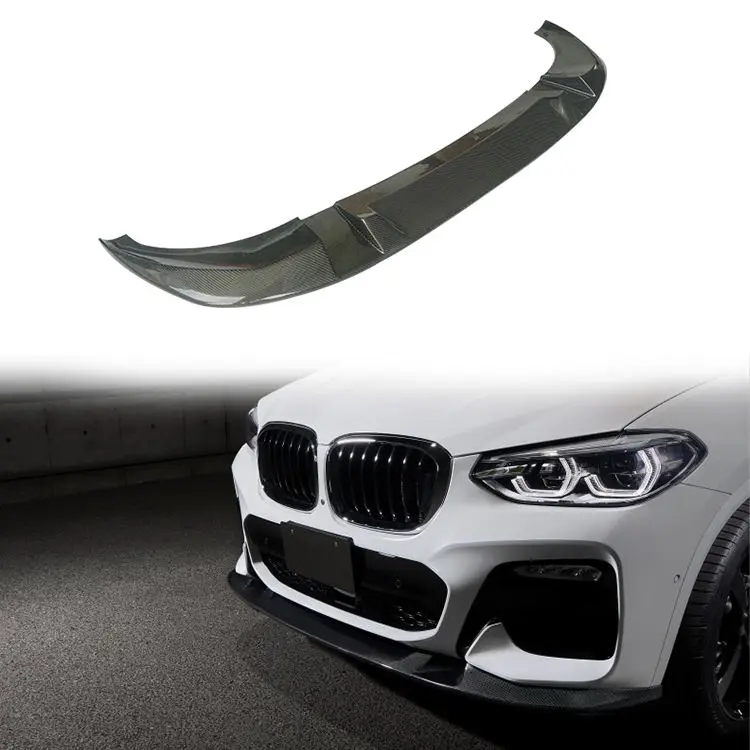 Auto Parts Front Lip For BMW X3 G01 3D Type Carbon Fiber Font Bumper Lip Carbon Fiber G01 Front Lip