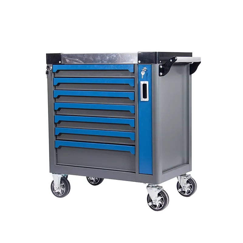 Lockable Seven-Drawer Steel Iron Toolbox for Auto Repair Red 310pcs Tool Sets for Workshop Garage Storage OEM OBM Supported