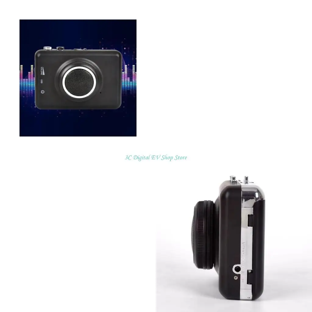 

E74D Обновленный USB-конвертер кассетной ленты в MP3 и U-диск USB Flash, конвертер кассет-MP3