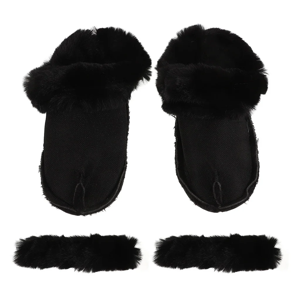 

Shoe Covers Insoles for Clogs Replacement Lined Winter Liners Furry Feet Detachable Slipper