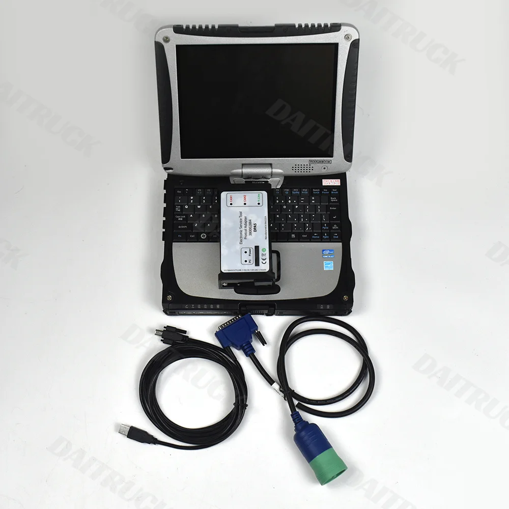 CF19 laptop v9.9 Electronic Service Agriculture tractor Construction truck EST Protocol adapter 380002884 DPA5 diagnostic tool