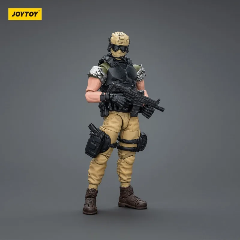 JOYTOY 1/18 Military Soldiers Action Figure Hardcore Coldplay Keena Mercenary Squad-sniper Anime Model Toys Boy Gifts