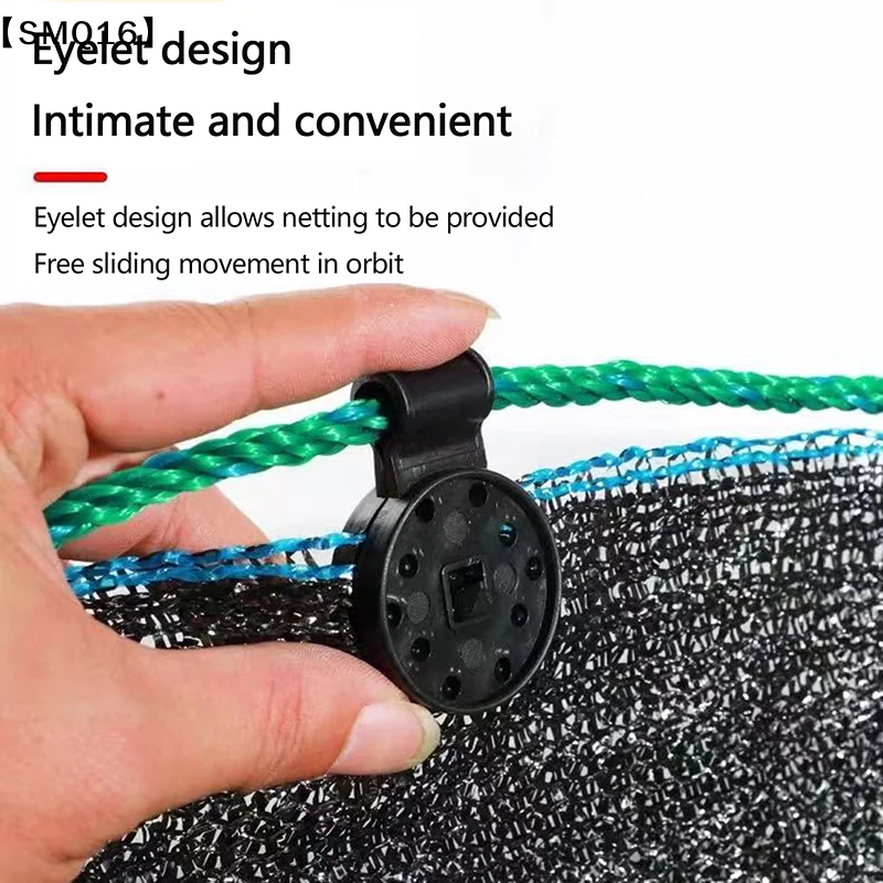 100Pcs Shade Cloth Plastic Clips Sun Shade Net Clips Greenhouse Fabric Fixing Clamps Grommet Fence Netting Hook【SMQ】