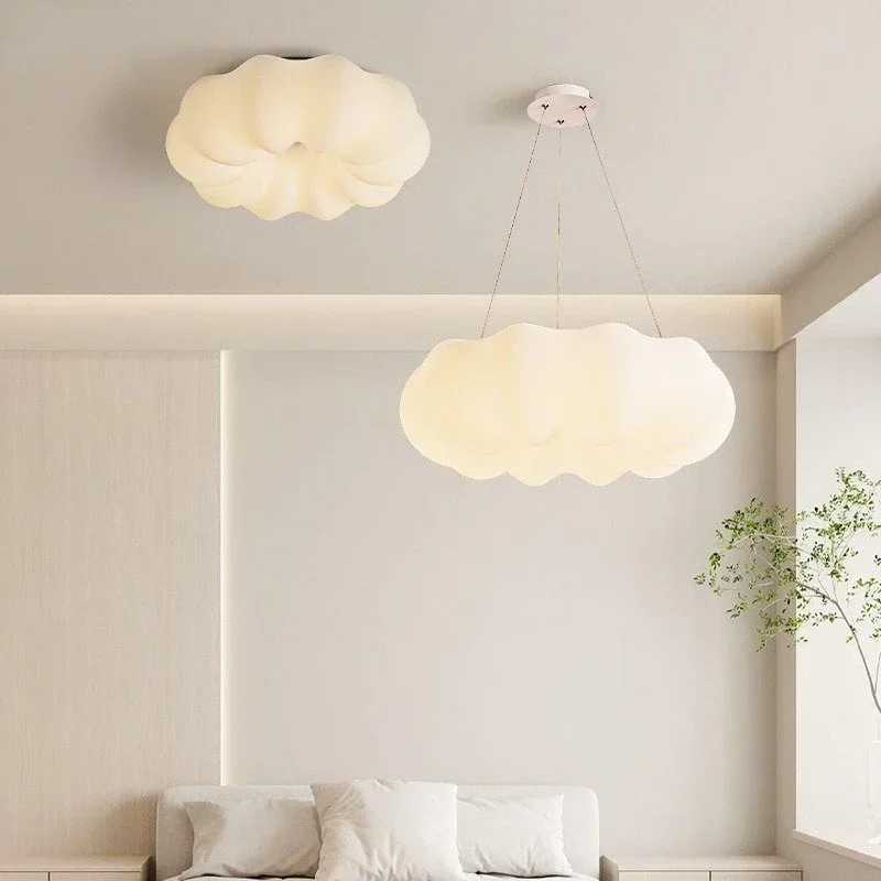 White Cloud Ceiling Light Led Chandelier for Children Bedroom Living Room Dining Room Learning Creative Decorative Lighting