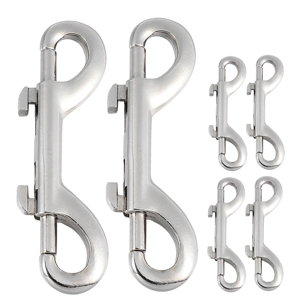 

6Pcs Multi-Purpose Metal Snap Hooks for Dog Leashes and Bags Durable Safe Easy to Use Snap Hook Pet Buckle Hook
