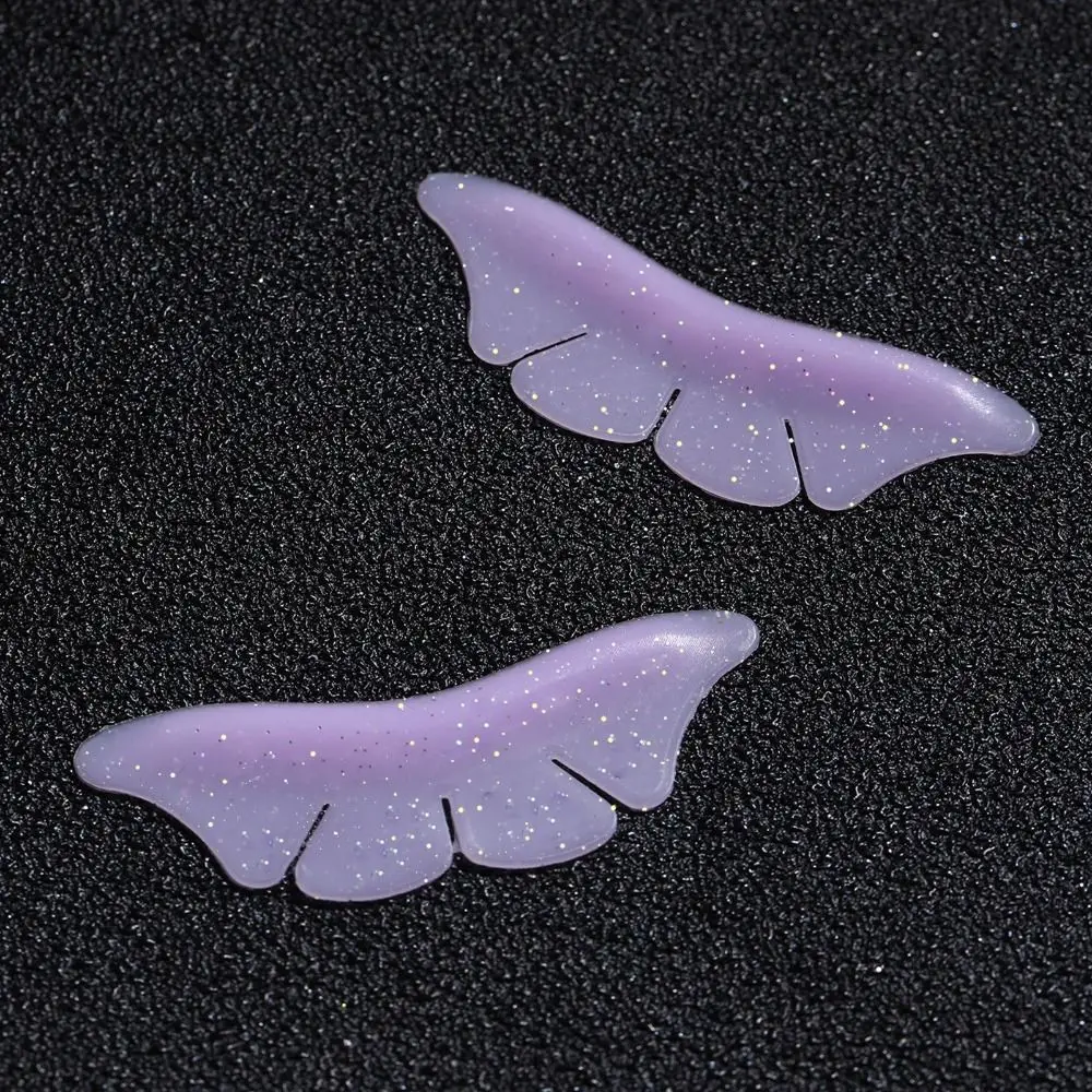 Cuscinetti per permanente ciglia in silicone Estensione ciglia a forma Spessori per ciglia Scudo per sollevamento ciglia riutilizzabile con glitter
