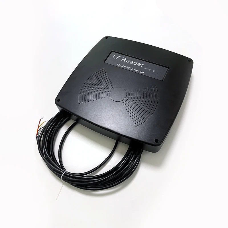 134.2Khz FDX‑B RFID Animal Stationary Reader Long Range RS485 Gateway Fixed Panel Antenna for Cattle Goat Dairy Weighing