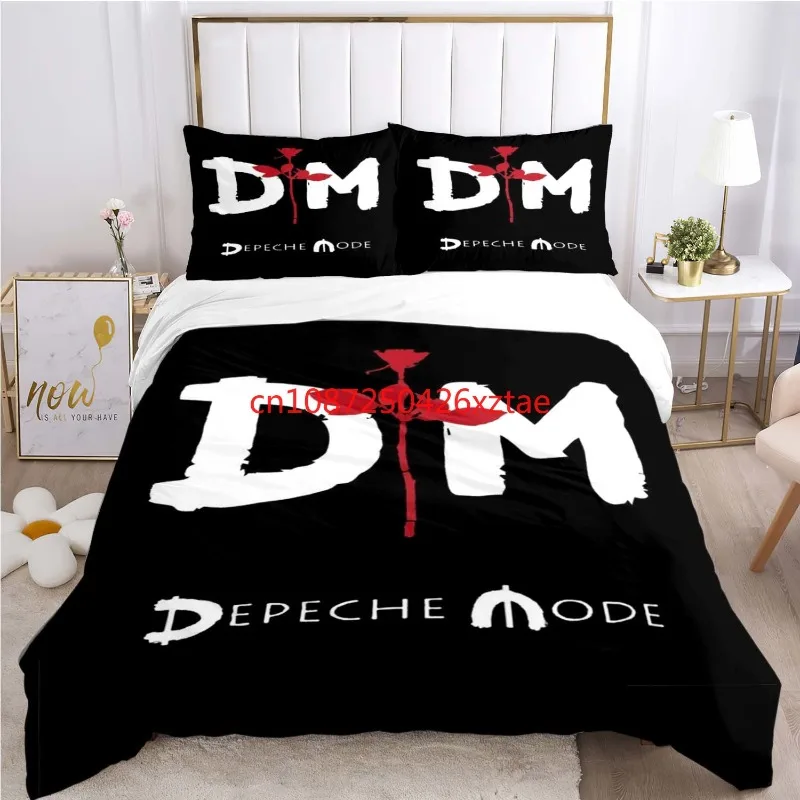 

Band D-peche Mode LogoCouette 220x240 Duvet Cover Sets Printed Bedding Set Double Queen King Size,Bettbezug