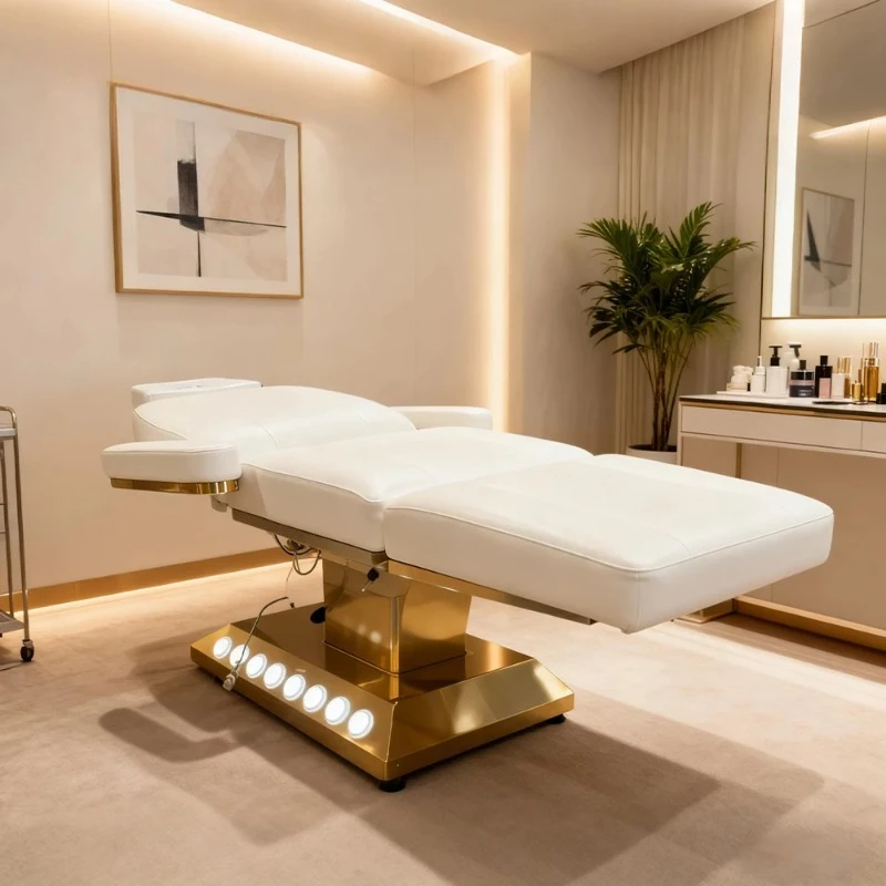New eyelash facial treatment salon electric massage beauty bed spa camillas de masajes