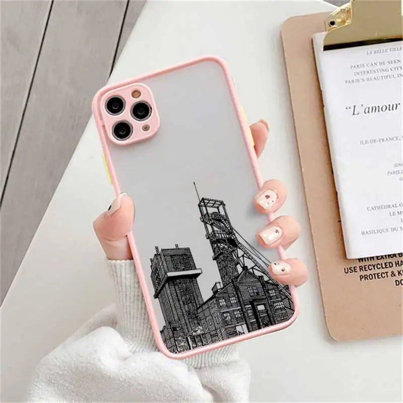 World Famous Historical Landmark Building Phone Case matte transparent For iphone 14 11 12 13 plus mini x xs xr pro max cover