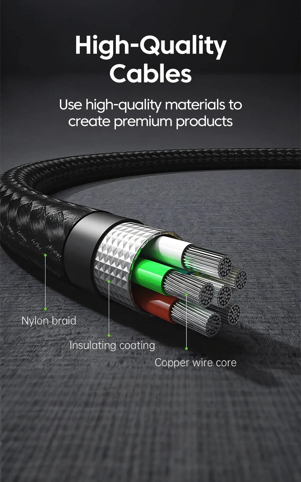 Digital Display USB C to USB C Cable 5A Type C to Type C Nylon Braided Data Cord PD Fast Charging for iPhone15 16 Samsung Xiaomi