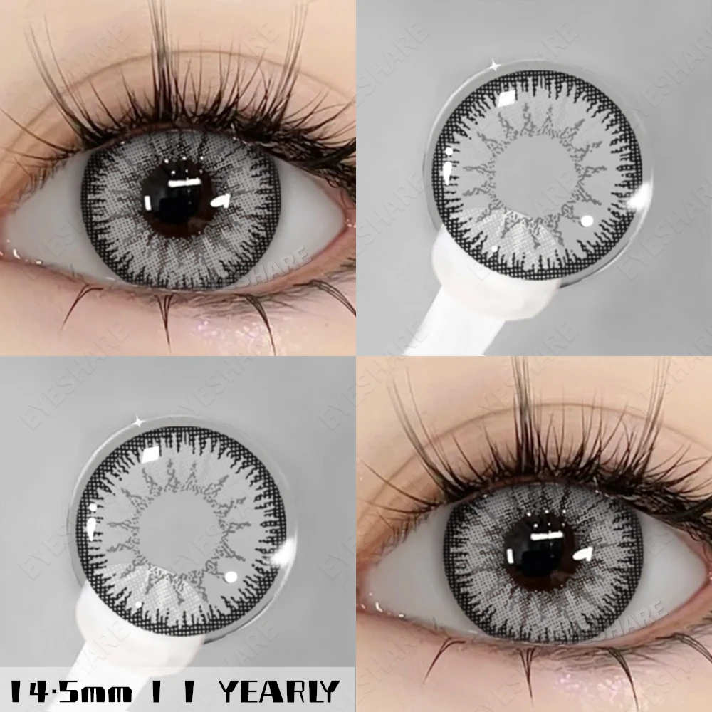 EYESHARE Farbige Kontaktlinsen, 2 Stück, bunte Kontaktlinsen, Anime, Cosplay, Kontaktlinsen, Halloween, Schönheit, Make-up, Farblinse