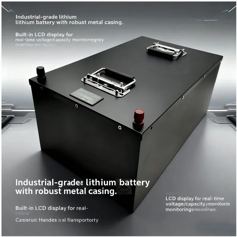 72V Rechargeable Li-ion Battery Pack High Power Storage 100Ah-300Ah Electric Scooter Motorcycle Compatible Charger for Active Li