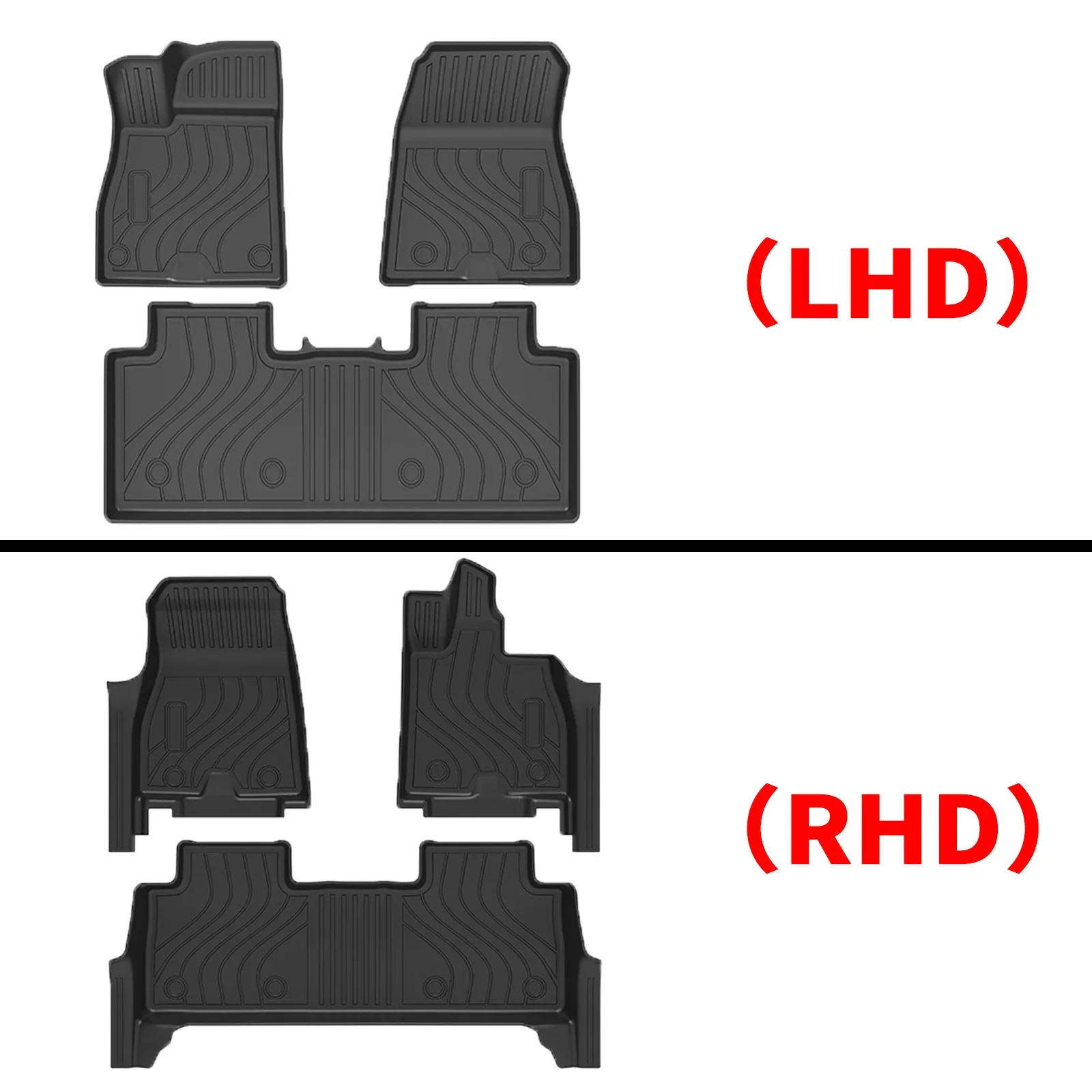 for Hyper HT 2023 2024 2025 2026 LHD RHD Waterproof 3D TPE Floor & Trunk Mats, Perfect Fit Odorless Car Accessories