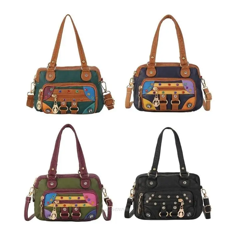

X5XA Women Top Handle Purse Clutch Shoulder Toted Handbag Crossbody Bag Shoulder Bag