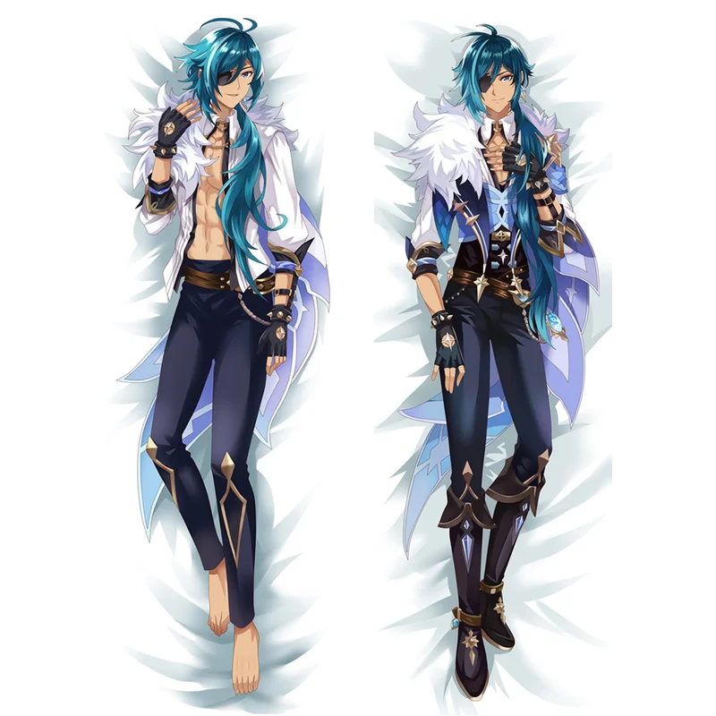 50x180cm Game Genshin Impact Knights Kaeya  Dakimakura Body Pillow Case Hugging Body Prop