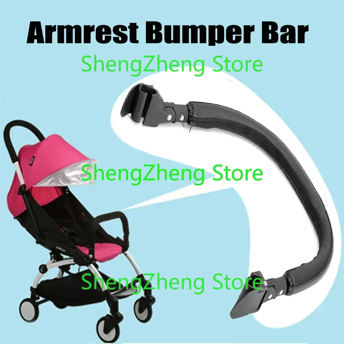 Grip Handle Handlebars Armrest Bumper Bar Stroller Accessories for Babyzen YOYO+