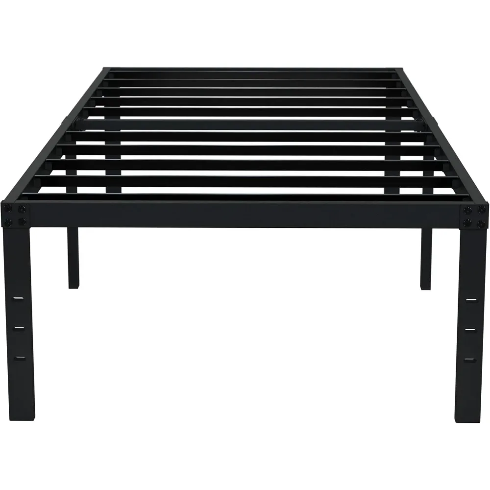 

18 Inch Twin XL Bed Frames No Box Spring Needed, Heavy Duty XL Twin Metal Platform Bed Frame with Tall Storage Space