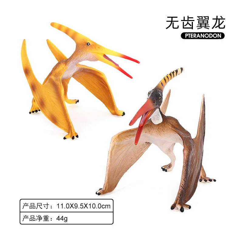 Jurassic dinosaur toy, simulated wildlife model, new pterodactyl, children's science and education cognitive ornament