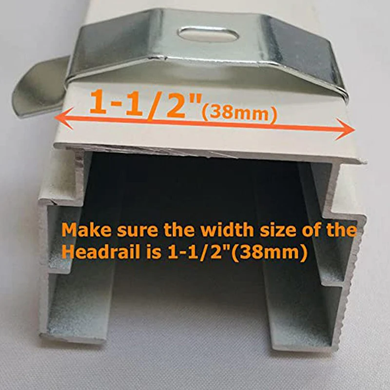 1/2 قطعة 3 بوصة عمودي أعمى قوس كليب المعادن الأسطوانة مصراع سحب الستار تحديد تصاعد حامل الملحقات