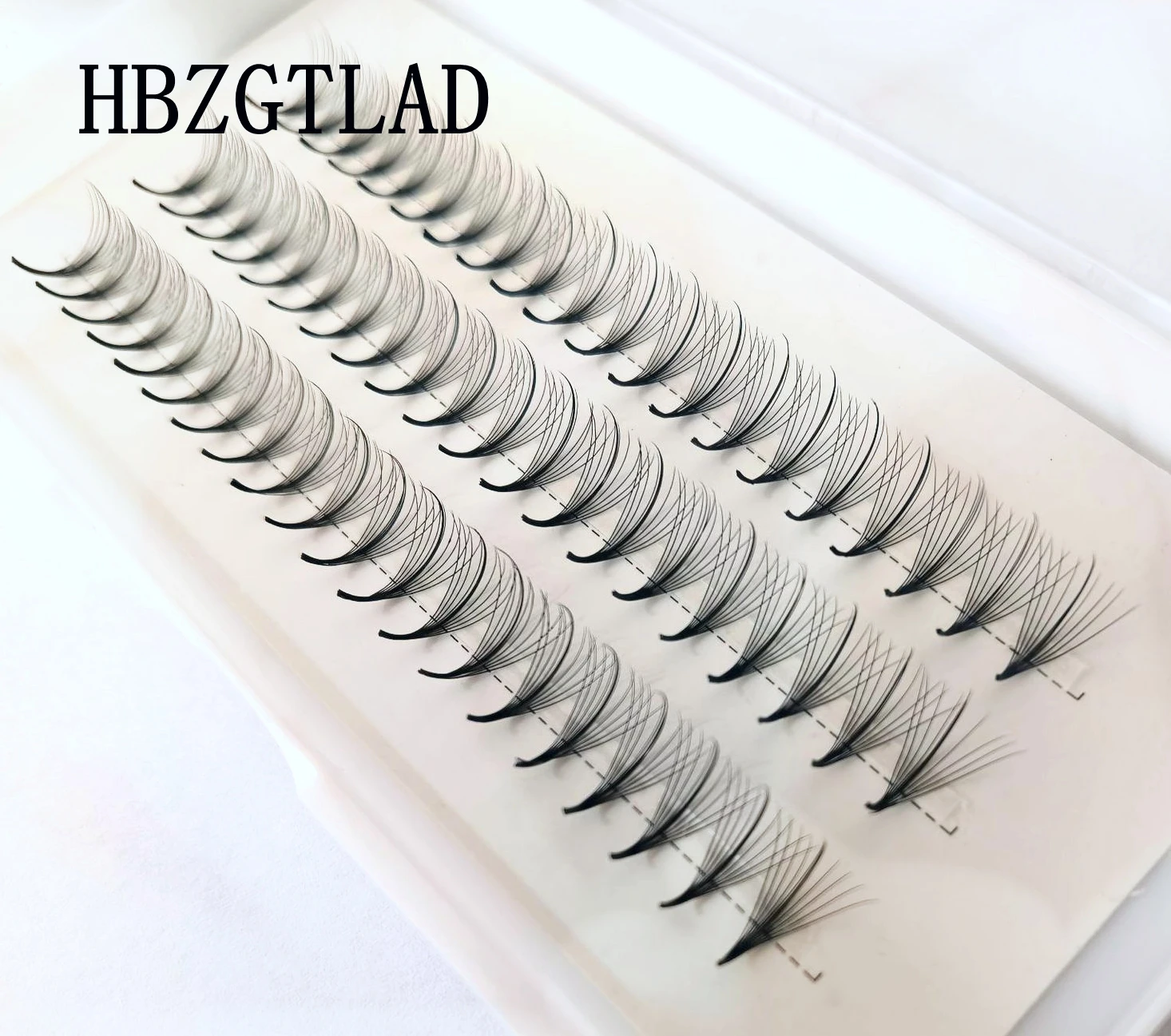 HBZGTLAD High Quality Pteris clouds hair 5/7/9D mink lashes flat hair Individual false eyelash extension Thick Fake Eye lashes