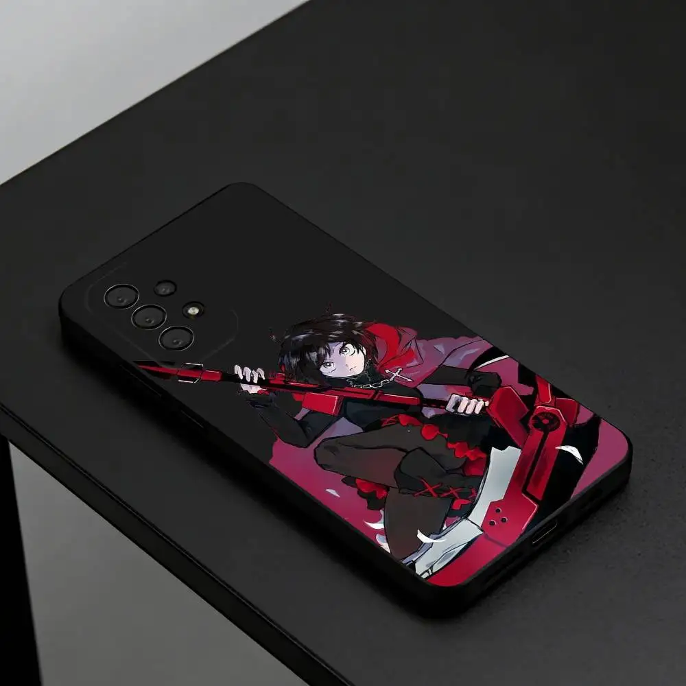 Ruby Rose Phone Case For Samsung S26,S25,S24,S23,S22,S21,Plus, Soft Silicone Black Cover