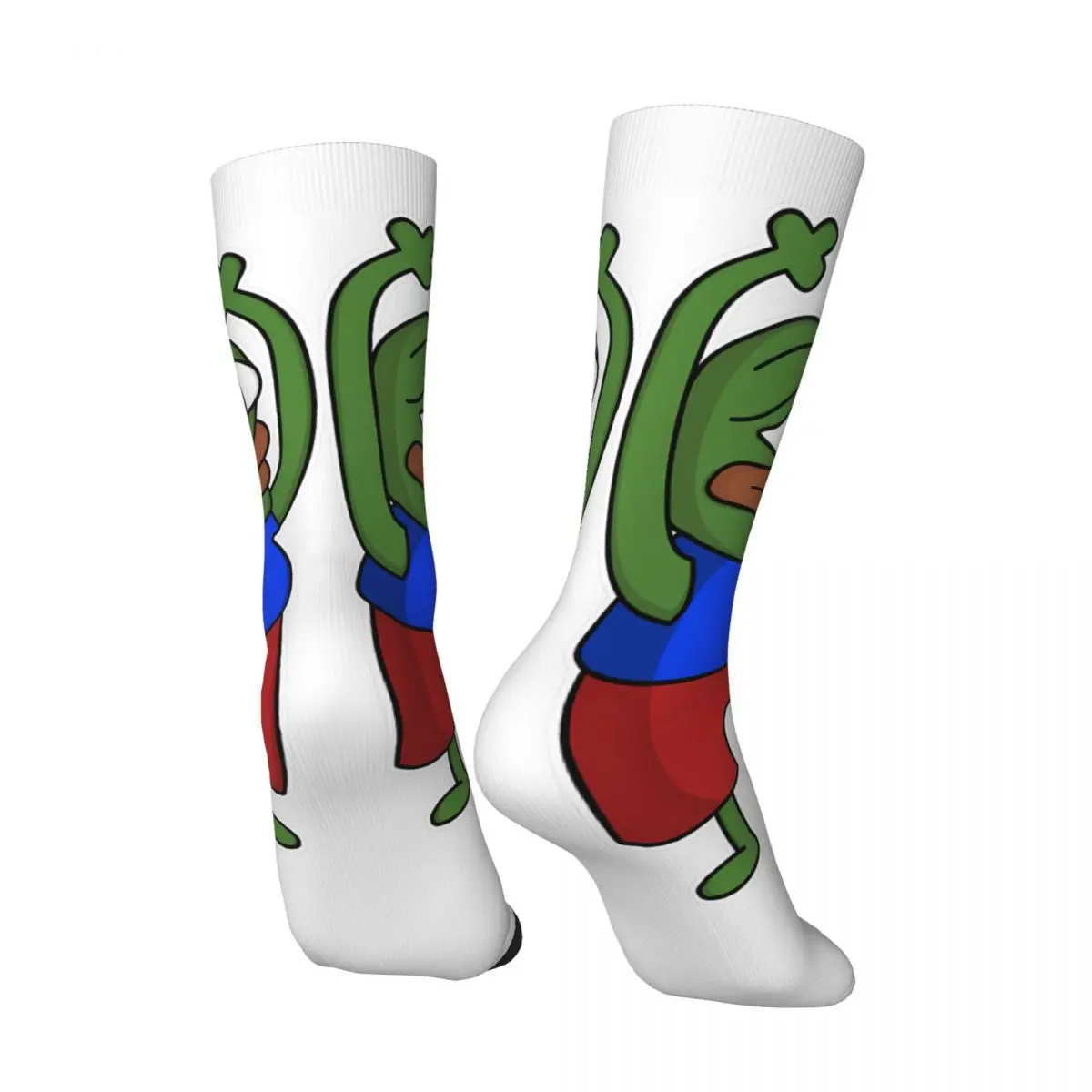 Funny Happy Men's compression Socks HYPERS Retro Harajuku Pepe Frog Animal Hip Hop Novelty Pattern Crew Crazy Sock Gift Printed