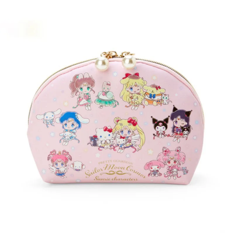 Sailor Moon Woman Anime Fashion Cosmetic Bag Girls Cartoon Cute Makeup Case Kawaii New Make Up Bags Charms Storage Pouch Gifts