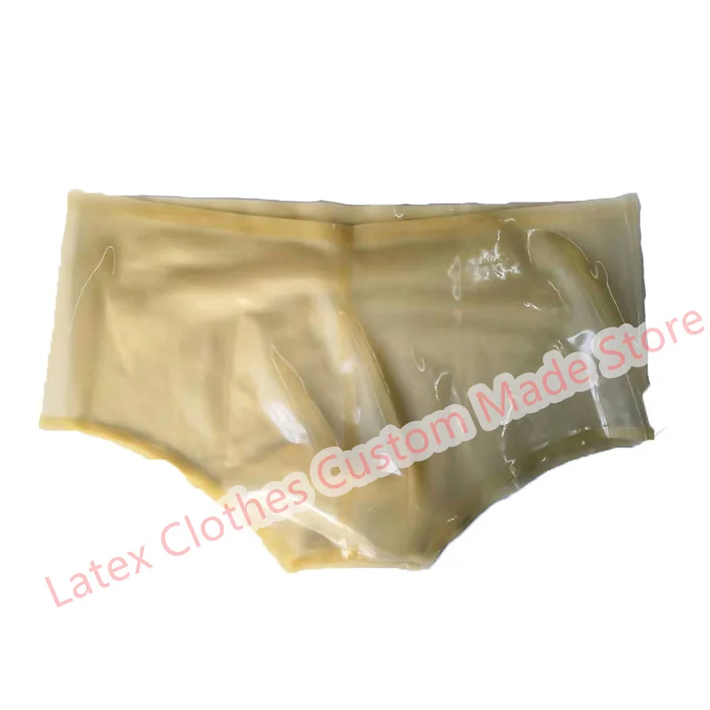 Sexy Latex Briefs Rubber Shorts Underwear for Men Wear Thong G-string